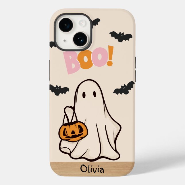 HALLOWEEN INDIVIDUELLE NAME Case-Mate iPhone HÜLLE (Rückseite)