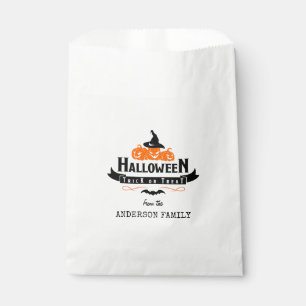 Halloween Individuelle Name Trick oder Treat Pumpk Geschenktütchen