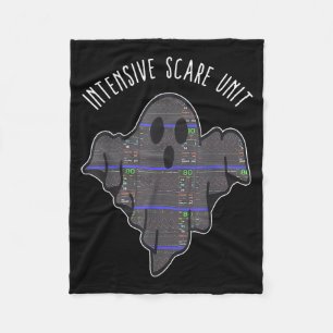 Halloween Intensiv-Schreckeinheit Kardiomonitor Te Fleecedecke
