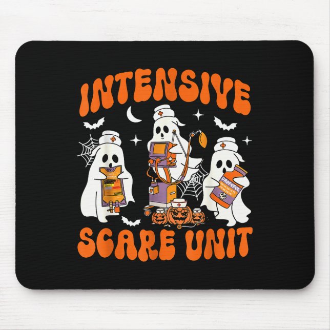 Halloween Intensive Care E Unit Ghost Nurse Icu Nu Mousepad (Vorne)