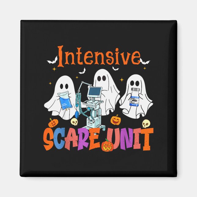 Halloween Intensivstation E Einheit Geist Krankens Magnet (Vorne)