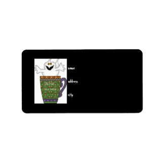 HALLOWEEN INV.GHOST, Namensanschrift Adressaufkleber