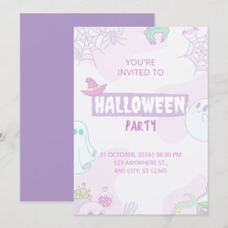 Halloween Invite Einladung