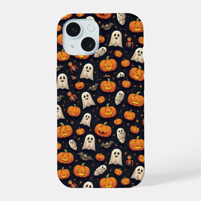 Halloween iPhone 15 Hülle (Rückseite)