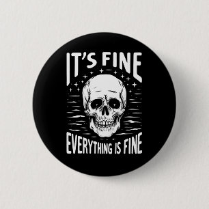 Halloween ist alles in Ordnung, es ist ein schönes Button