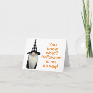HALLOWEEN IST AUF DEM WEG KARTE