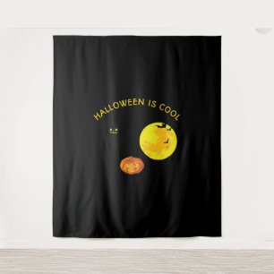 Halloween ist cool wandteppich