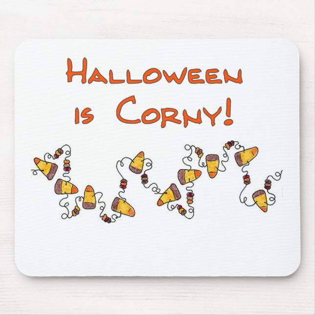 Halloween ist Corny Mousepad (Vorne)