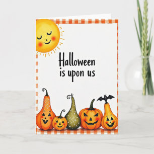 Halloween ist da Karte