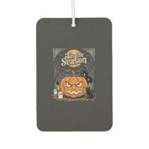 Halloween ist die Saison Kürbis Katze Design_1 Autolufterfrischer