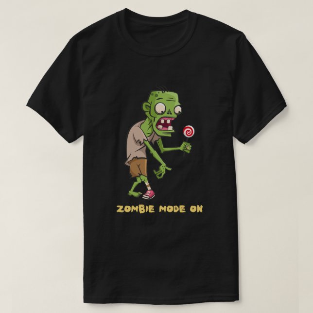 Halloween ist die Zeit, in Angst zu leben T-Shirt (Design vorne)