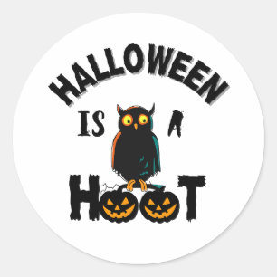 Halloween ist ein Kinderspiel nur zum Lachen Runder Aufkleber