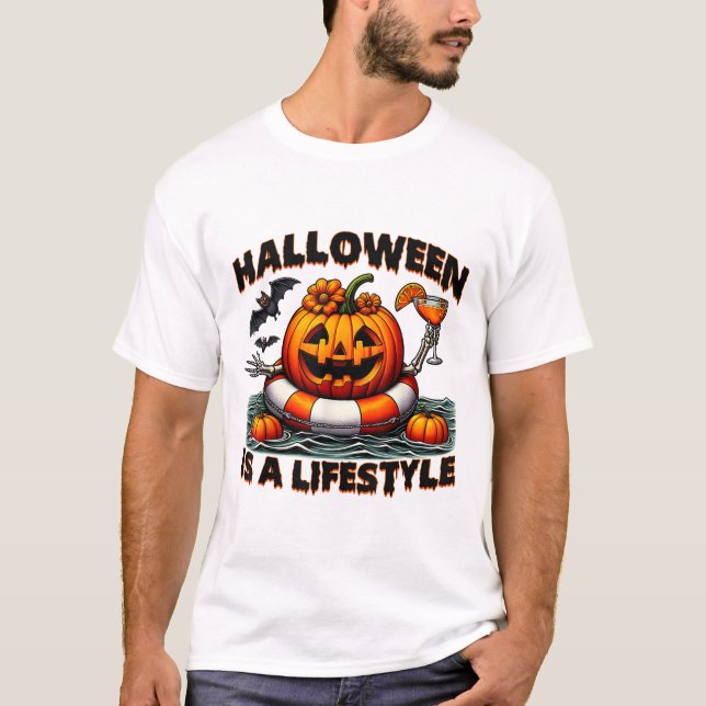 Halloween ist ein Lifestyle-Spooky-Halloween für M T-Shirt (Vorderseite)