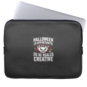 Halloween ist eine Gelegenheit für kreatives Zitde Laptopschutzhülle