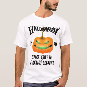 Halloween ist eine Gelegenheit, wirklich kreativ z T-Shirt