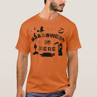 Halloween ist hier Typografie Ghoul Hexengrab Cob T-Shirt