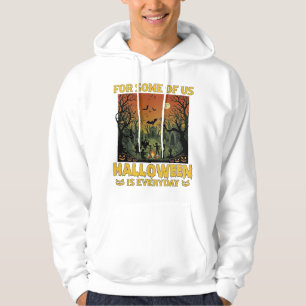 Halloween Ist Jeden Tag Friedhof Zombies Lagerfeue Hoodie