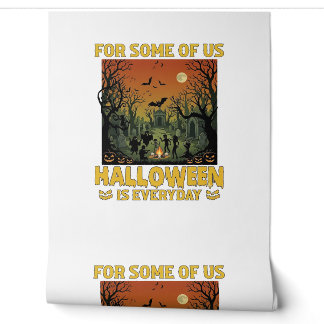 Halloween Ist Jeden Tag Friedhof Zombies Lagerfeue Tapete