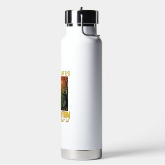 Halloween Ist Jeden Tag Friedhof Zombies Lagerfeue Trinkflasche