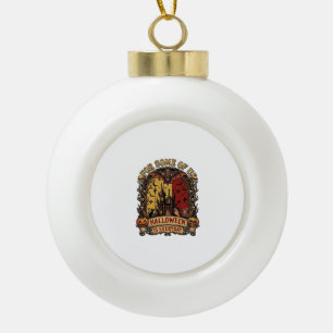 Halloween Ist Jeden Tag Gruselhaus Fledermäuse Kür Keramik Kugel-Ornament