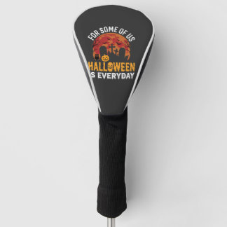 Halloween Ist Jeden Tag Gruseliger Friedhof Mond Golf Headcover