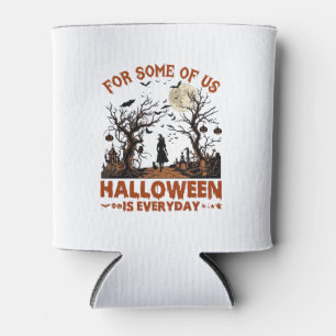 Halloween ist jeden Tag Hexe Silhouette Vollmond G Dosenkühler