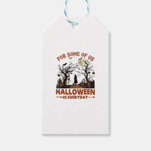 Halloween ist jeden Tag Hexe Silhouette Vollmond G Geschenkanhänger