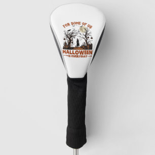 Halloween ist jeden Tag Hexe Silhouette Vollmond G Golf Headcover