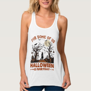 Halloween ist jeden Tag Hexe Silhouette Vollmond G Tank Top