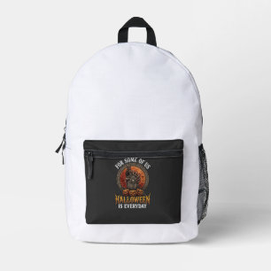 Halloween Ist Jeden Tag Monster Hand Grabstein Kür Bedruckter Rucksack