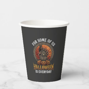 Halloween ist jeden Tag Monster-Hand Grabstein Kür Pappbecher