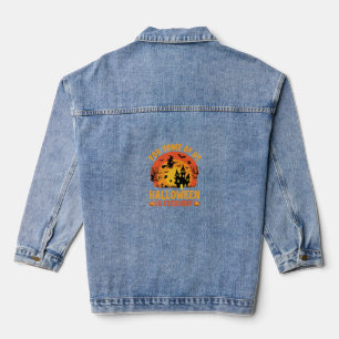 Halloween Ist Jeden Tag Spukhaus Hexe Jeansjacke