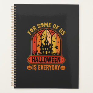 Halloween ist jeden Tag Spukhaus Retro Planer