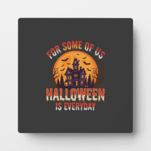 Halloween ist jeden Tag Spukhaus Vintage Grafik Fotoplatte