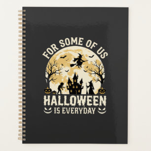 Halloween ist jeden Tag verzauberte Mond Hexen Sil Planer
