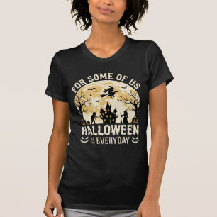 Halloween ist jeden Tag verzauberte Mond Hexen Sil T-Shirt