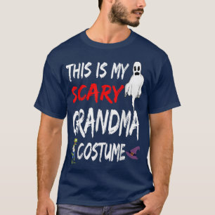 Halloween ist mein Beängstigendes Oma-Kostüm Hexe T-Shirt