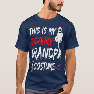 Halloween ist mein Beängstigendes Opa-Kostüm Hexe  T-Shirt