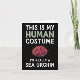 Halloween ist mein menschliches Kostüm, ich bin wi Karte