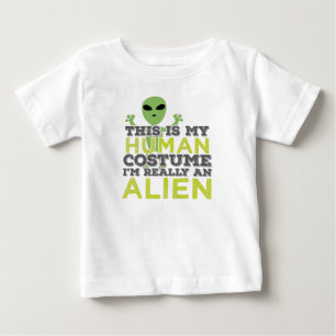 Halloween ist mein menschliches Kostüm wirklich ei Baby T-shirt