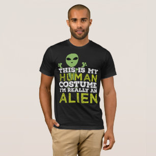Halloween ist mein menschliches Kostüm wirklich ei T-Shirt