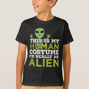 Halloween ist mein menschliches Kostüm wirklich ei T-Shirt