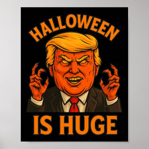 Halloween ist riesig poster