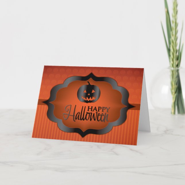 Halloween-Jack Karte (Vorderseite)