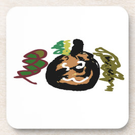 Halloween-Jack "Laternenkaffee" Getränkeuntersetzer