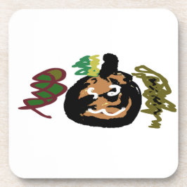 Halloween-Jack "Laternenkaffee" Getränkeuntersetzer