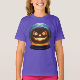 Halloween-Jack-o-Lantern-Globe T-Shirt