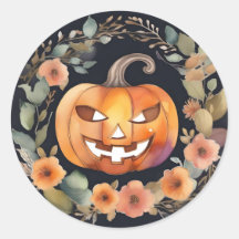 Halloween Jack-O-Lantern, Halloween-Kürbis,