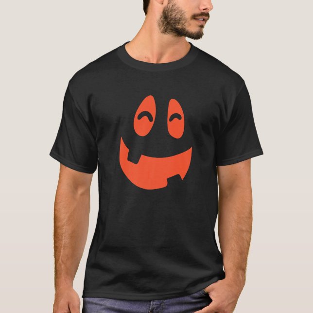 Halloween Jack O Lantern Jackolantern Lustig Faul  T-Shirt (Vorderseite)