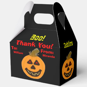 Halloween Jack O' Lantern Kürbis Leckereien Party Geschenkschachtel